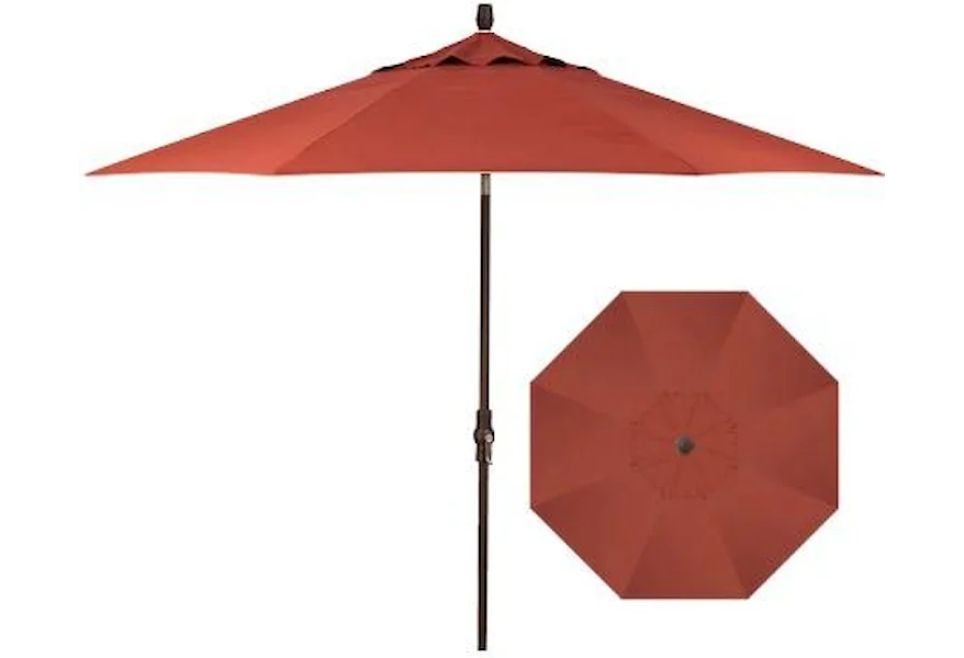 Market Umbrellas 9' Collar Tilt Umbrella by Treasure Garden at Esprit Decor Home Furnishings